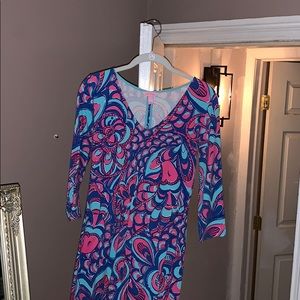Lilly Pulitzer peacock print dress